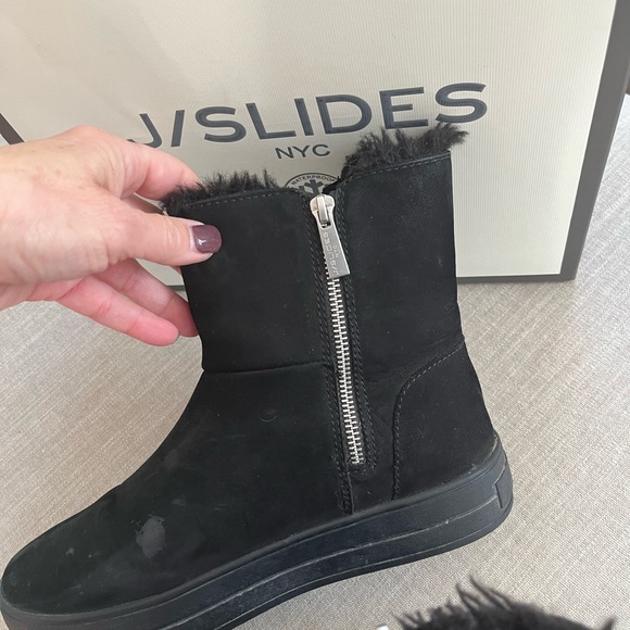 J slide- black winter booties - Picture 5 of 10
